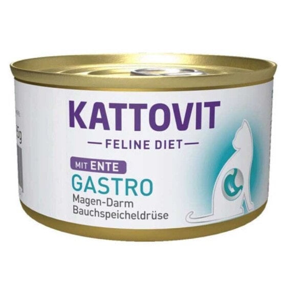 KATTOVIT Feline Diet Gastro Duck 85g wet food for cat