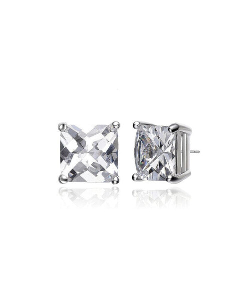 Серьги Genevive Square Studs