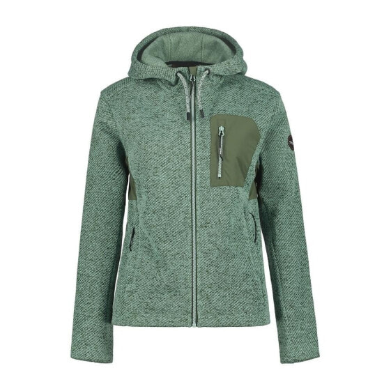 Icepeak Mattawa Midlayer Strickfleecejacke Damen 354662655I aloe, Gr. L