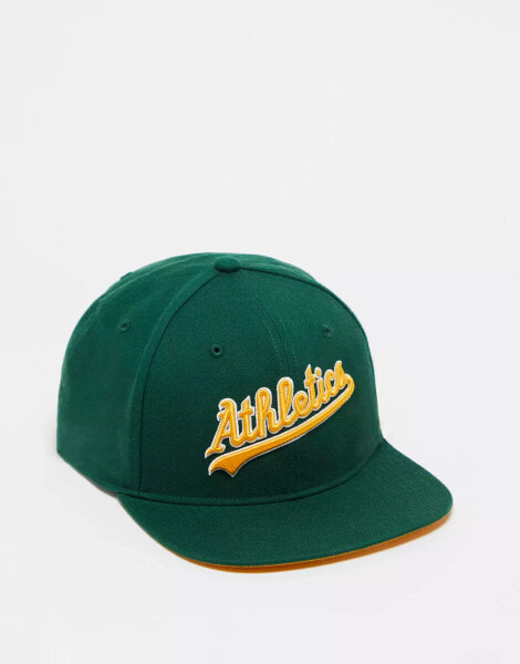 47 Brand athletics snap back cap in green