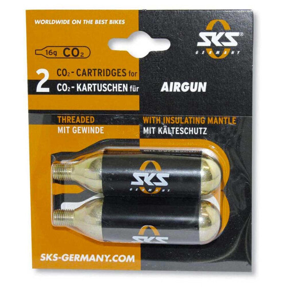 SKS CO2 cartridge 16g 2 units