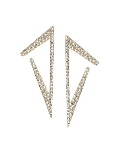 Women's Geometric Bling Drop Earrings