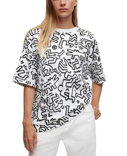 BOSS X Keith Haring Gender-Neutral Graphic T-shirt