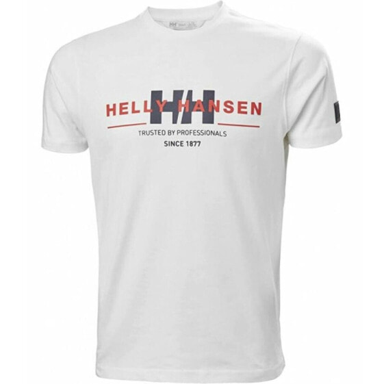 Футболка с коротким рукавом мужская RWB GRAPHIC Helly Hansen 53763 001 Белый