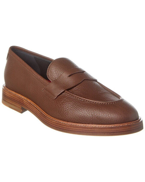 Isaia Leather Loafer Men's