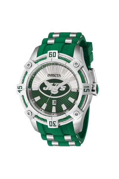 Invicta NFL New York Jets Men's Watch - 52mm. Steel. Green (43325)