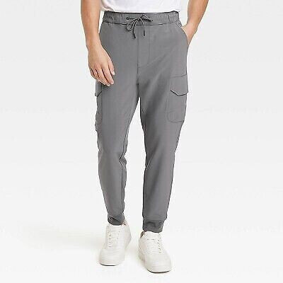 Men's Tapered Tech Cargo Jogger Pants - Goodfellow & Co Thundering Gray XXL