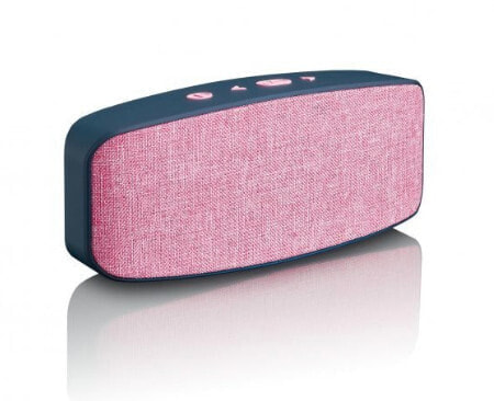 Lenco BT-130 PK - 6 W - Wireless - Mono portable speaker - Pink - Rectangle - Universal