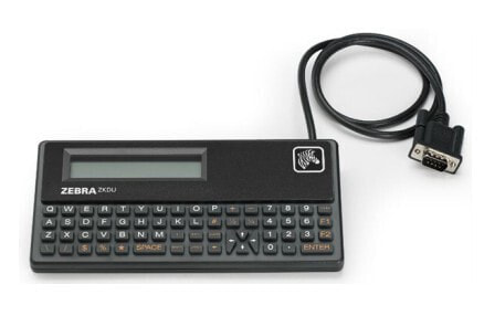 Zebra ZKDU-001-00 - Keyboard - RS-232 - Black - Membrane