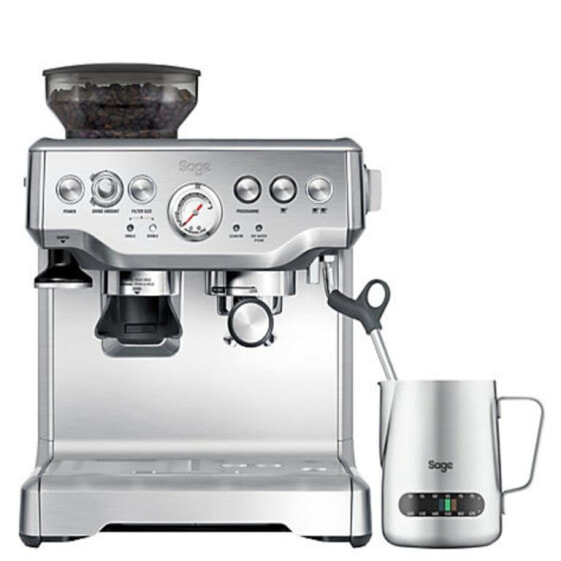 Sage SES875BSS2EEU1A - Espresso machine - 2 L - Coffee beans - Built-in grinder - Stainless steel