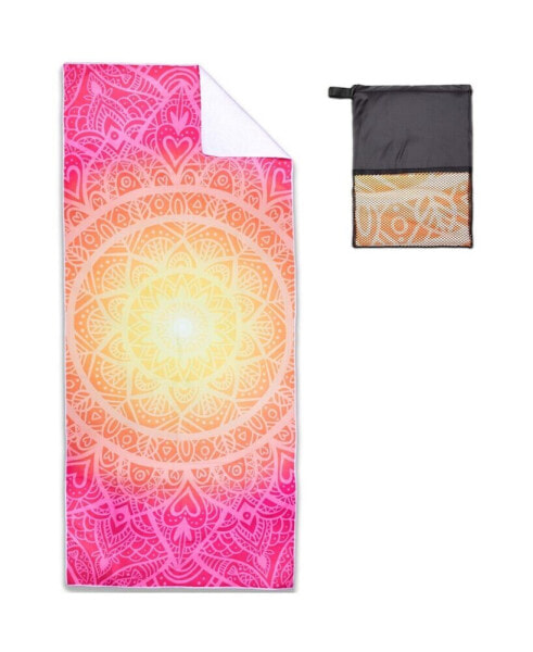 Mandala Beach Towel w/ Travel Bag - 30x70 - Color Options