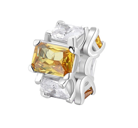 Fancy Energy Yellow FEY02 shiny silver pendant