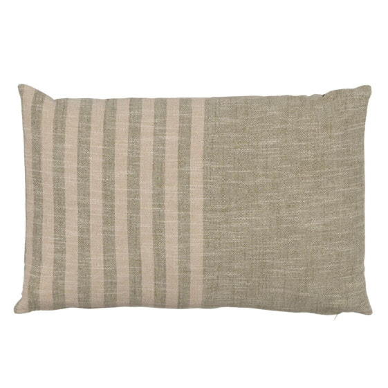 Cushion Cotton Linen Grey 60 x 40 cm