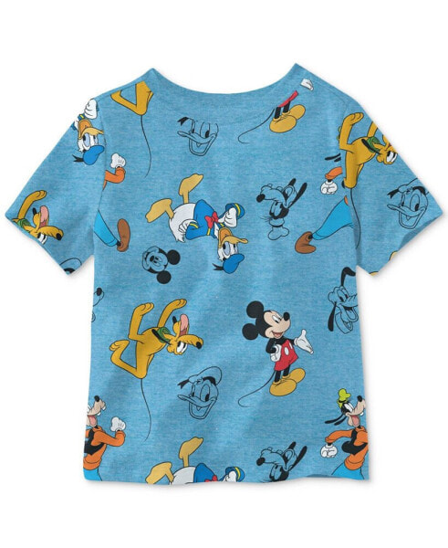 Little Boys Mickey Mouse Printed Crewneck T-Shirt