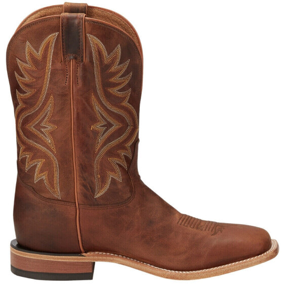 Tony Lama Avett Square Toe Cowboy Mens Brown Casual Boots 7956