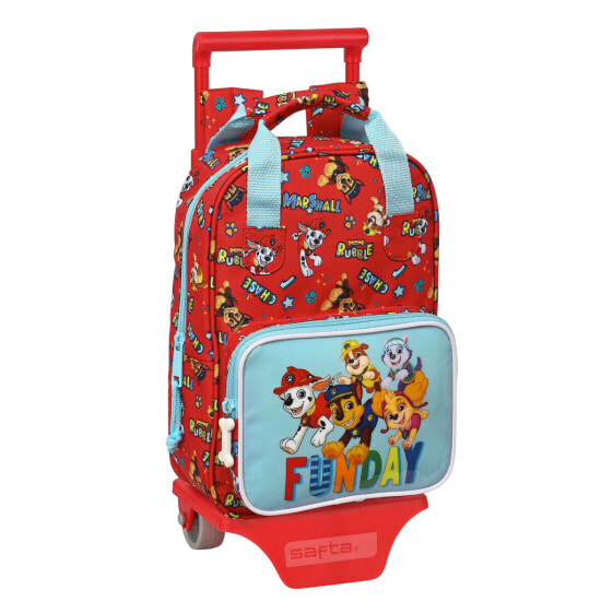 Детский рюкзак с колесиками The Paw Patrol Funday Красный Светло Синий (20 x 28 x 8 cm)