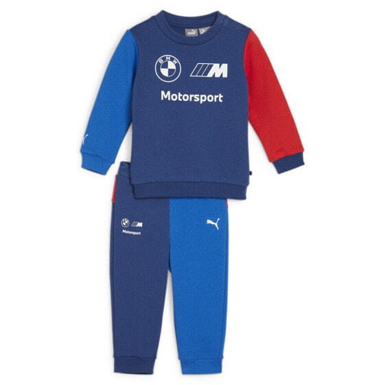 Puma TwoPiece Bmw Mms Crew Neck Sweatshirt & Joggers Set Toddler Boys Blue Casua