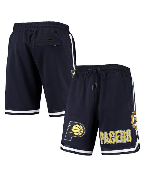Men's Navy Indiana Pacers Team Chenille Shorts