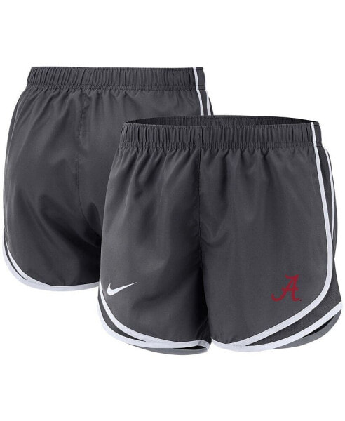 Women's Anthracite Alabama Crimson Tide Team Tempo Performance Shorts