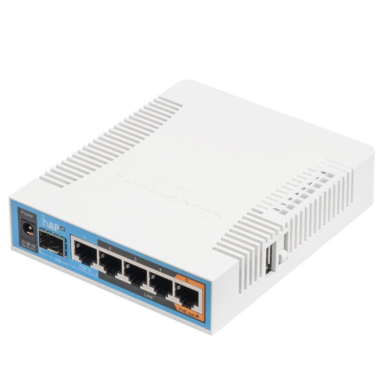 MikroTik hAP ac - 500 Mbit/s - 10,100,1000 Mbit/s - IEEE 802.11a - IEEE 802.11ac - IEEE 802.11b - IEEE 802.11g - IEEE 802.11n - USB Type-A - 11 V - 17 W