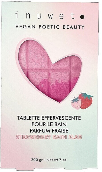 Prickelnde Badetabletten Erdbeere