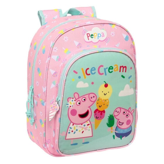 SAFTA Infant 34 cm Peppa Pig Ice Cream Backpack