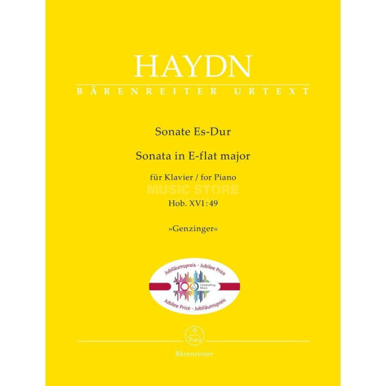 Bärenreiter Haydn: Sonata in E-flat major (Hob. XVI:49) "Genzinger"