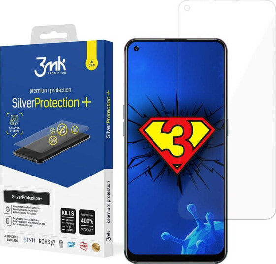 3MK 3MK Silver Protect+ Oppo Reno 5 Lite Folia Antymikrobowa montowana na mokro