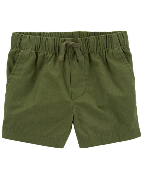 Baby Pull-On Poplin Shorts 12M