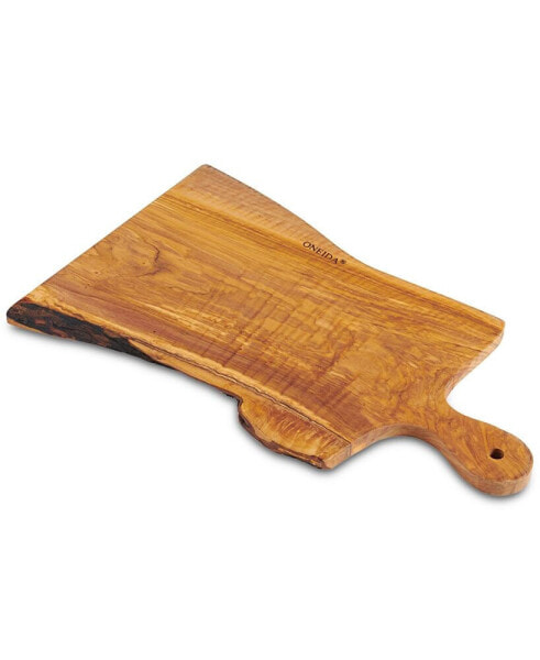 Naturally Shaped Medium Olive Wood Board with Hanging Handle
