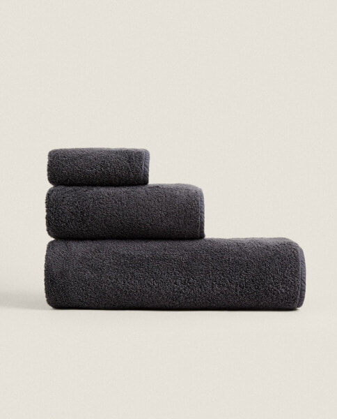 Washed cotton towel