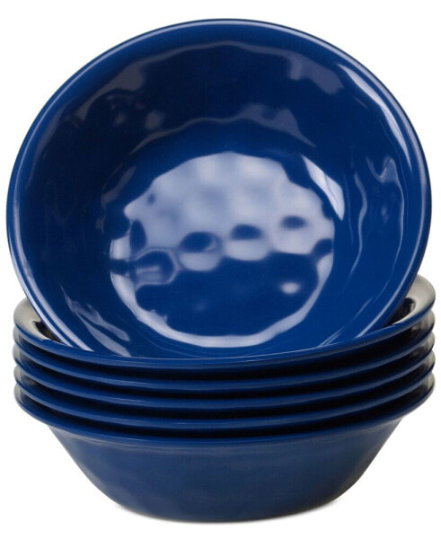 6-Pc. Cobalt Blue Melamine All-Purpose Bowl Set