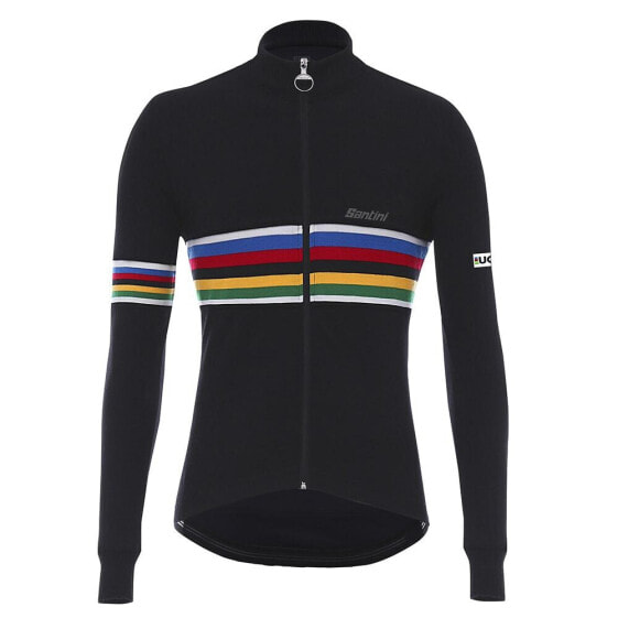 SANTINI UCI Rainbow Wool Jacket