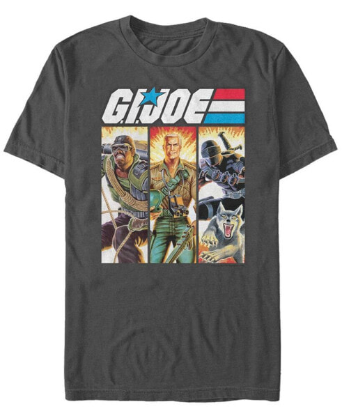 Men's G.I.Joe Portrait Panels Short Sleeve T-Shirt