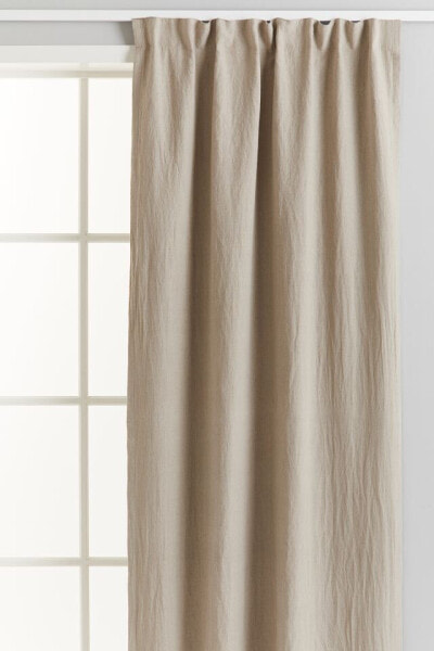 2-pack Linen Blackout Curtain Panels