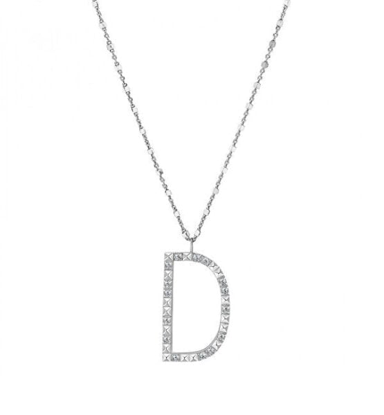 D Cubica RZCU04 Sterling Silver Pendant Necklace (Chain, Pendant)