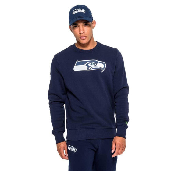 NEW ERA Seattle Seahawks Team Logo Crew Neck sweatshirt