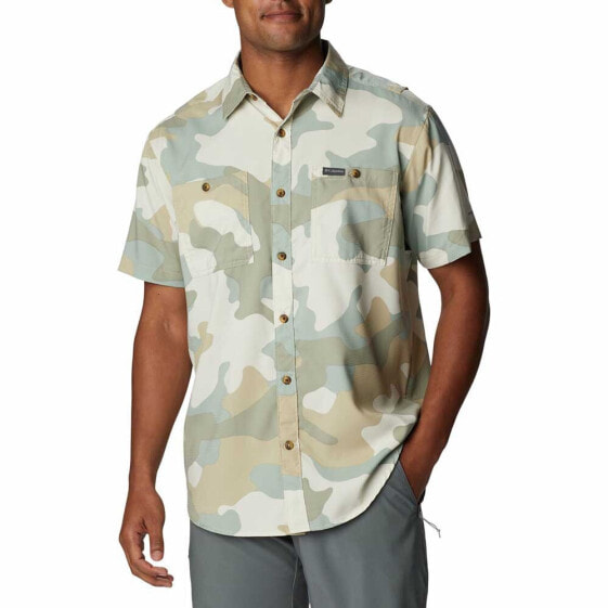 COLUMBIA Utilizer™ Printed Woven short sleeve T-shirt