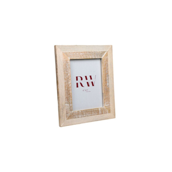 Photo frame Romimex White Mango wood MDF Wood 2 x 20 x 15 cm