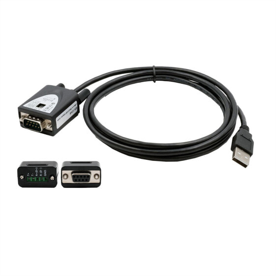 Кабель USB 2.0 к Серийному RS-422/485 1S с защитой от перенапряжения 1.8м - Exsys - Digital