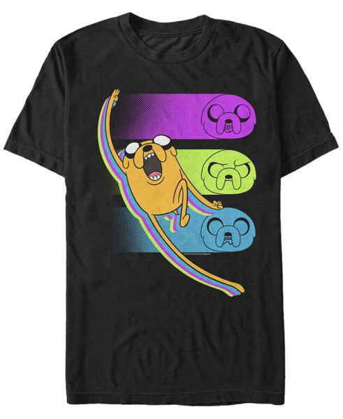 Men's Adventure Time Jake Emotions Short Sleeve T- shirt