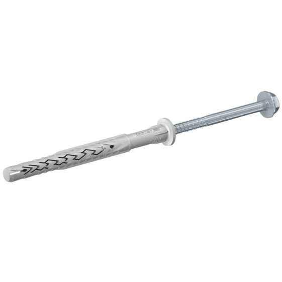 fischer 522720 - Screw & wall plug kit - Concrete - Metal - Plastic - Grey - 100 mm - 1 cm