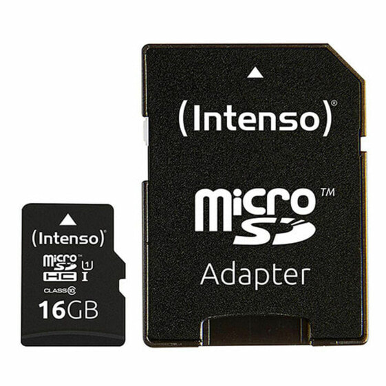 Карта памяти микро-SD с адаптером INTENSO