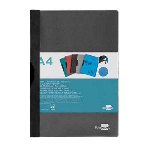 LIDERPAPEL Lateral Clip Pin Dossier Folder A4