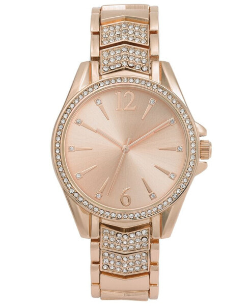 Women's Rose Gold-Tone Bracelet Watch 38mm, Created for Macy's