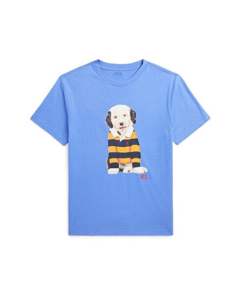 Big Boys Dog-Print Cotton Jersey T-shirt