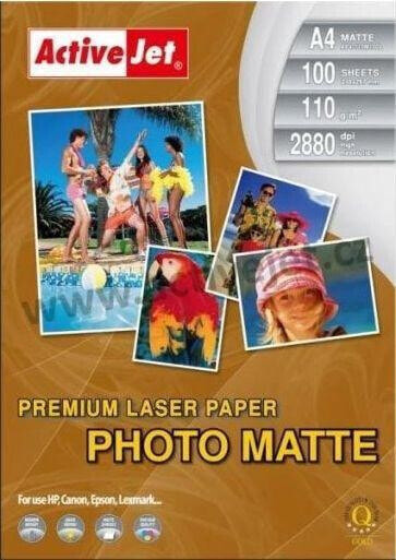 Activejet Papier fotograficzny do drukarki A4 (P4-110M100L)