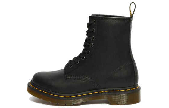 Черные кожаные высокие ботинки Dr.Martens 1460 11821002 - женские