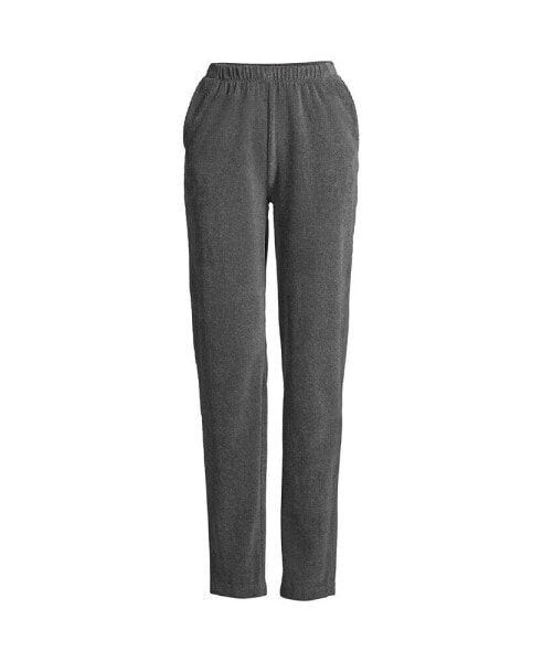 Women's Sport Knit High Rise Corduroy Elastic Waist Pants