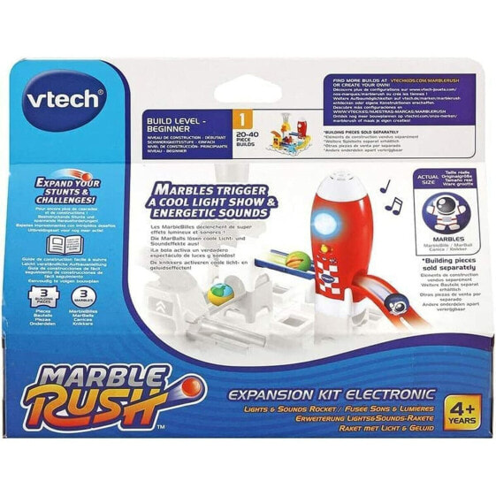 Динамический конструктор Vtech Marble Rush - Expansion Kit Electronic - Raket Трасса Трасса c Рампами 3 Предметы + 4 Years